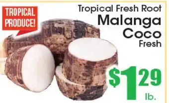 Supremo Foods Inc Tropical Fresh Root Malanga Coco offer