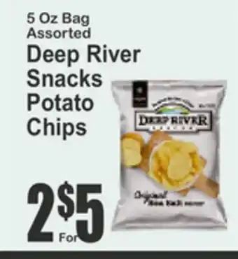 Key Food Deep River Snacks Potato Chips offer