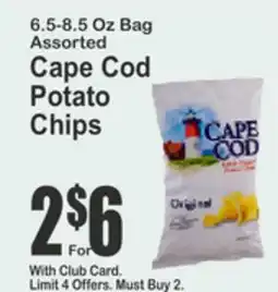 Key Food Cape Cod Potato Chips offer