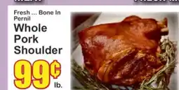 Key Food Fresh ... Bone In Pernil Whole Pork Shoulder offer