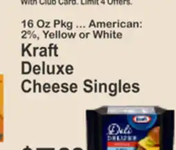 Key Food Kraft Deluxe Cheese Singles offer