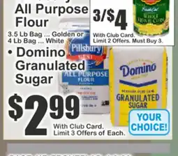 Key Food • Domino Granulated Sugar offer