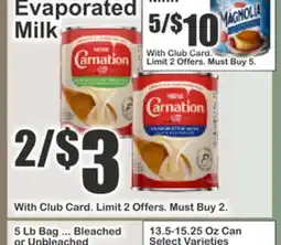 Key Food Evaporated Milk offer