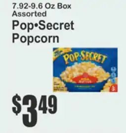 Key Food Assorted Pop•Secret Popcorn offer