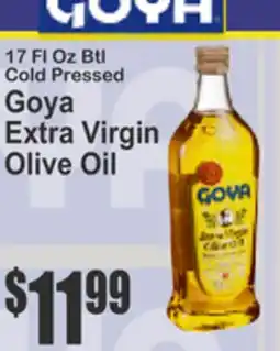 Key Food 17 Fl Oz Btl Cold Pressed Goya Extra Virgin Olive Oil offer