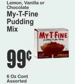 Key Food Lemon, Vanilla or Chocolate My-T-Fine Pudding Mix offer