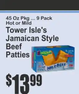Key Food Tower Isle's Jamaican Style Beef Patties offer