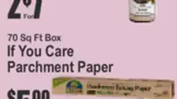 Key Food If You Care Parchment Paper offer