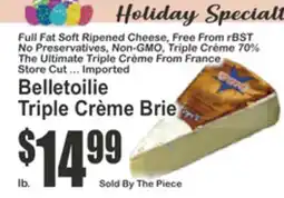 Key Food Belletoile Triple Crème Brie offer