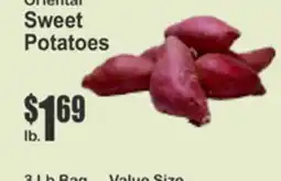 Key Food Oriental Sweet Potatoes offer