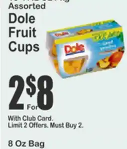 Key Food Assorted Dole Fruit Cups offer