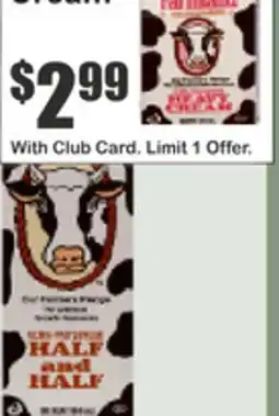 Key Food cream offer