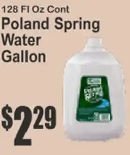 Key Food Poland Spring Water Gallon offer