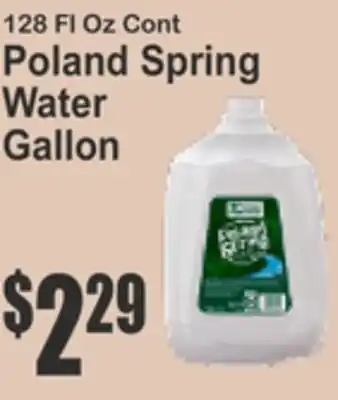 Key Food Poland Spring Water Gallon offer