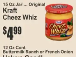 Key Food Kraft Cheez Whiz offer