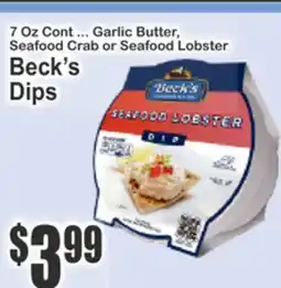 Key Food Beck's Dips offer