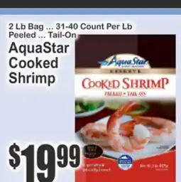 Key Food AquaStar Cooked Shrimp offer