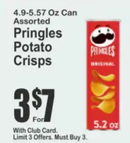 Key Food Pringles Potato Crisps offer