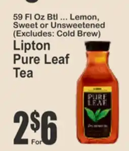 Key Food Lipton Pure Leaf Tea offer