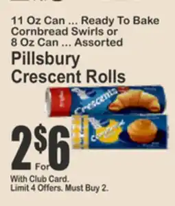 Key Food Pillsbury Crescent Rolls offer