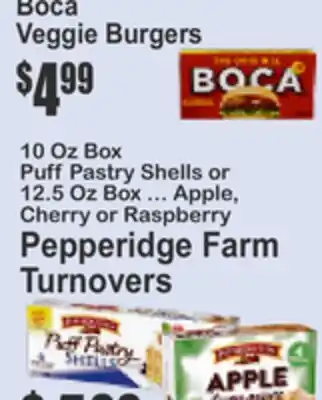 Key Food Boca Veggie Burgers offer