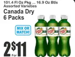Key Food Canada Dry 6 Packs offer