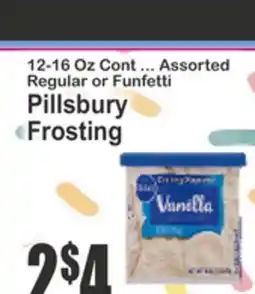 Key Food Pillsbury Frosting offer