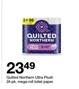 Target Quilted Northern Ultra Plush 24-pk. mega-roll toilet paper offer
