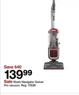 Target Shark Navigator Swivel Pro vacuum offer