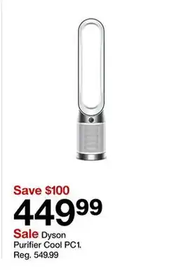Target Dyson Purifier Cool PC1 offer