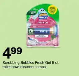 Target Scrubbing Bubbles Fresh Gel 6-ct. toilet bowl cleaner offer