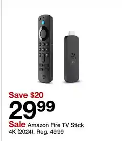 Target Amazon Fire TV Stick 4K (2024) offer