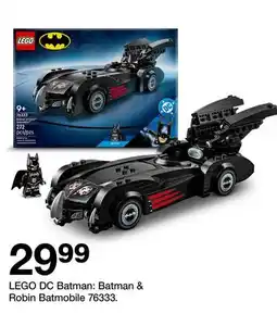 Target LEGO DC Batman: Batman & Robin Batmobile offer