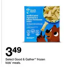 Target Select Good & Gather frozen kids' meals offer