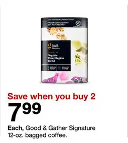Target Good & Gather Signature 12-oz. coffee offer