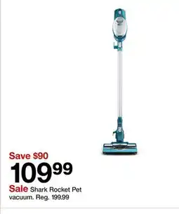Target Shark Rocket Pet vacuum offer