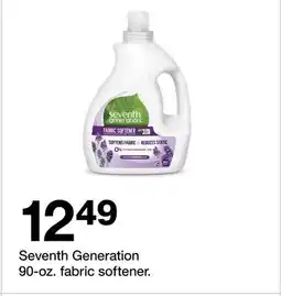 Target Seventh Generation 90-oz. fabric softener offer