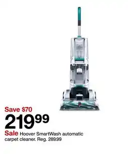 Target Hoover SmartWash automatic carpet cleaner offer