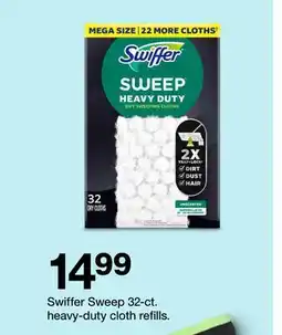 Target Swiffer Sweep 32-ct. heavy-duty cloth refills offer