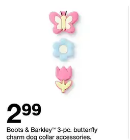 Target Boots & Barkley 3-pc. butterfly charm dog collar accessories offer