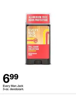 Target Every Man Jack 3-oz. deodorant offer