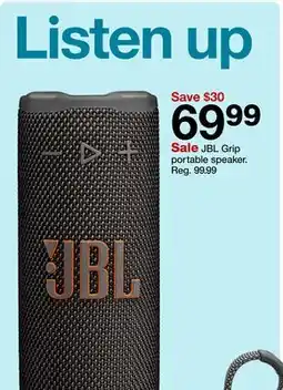 Target JBL Grip portable speaker offer