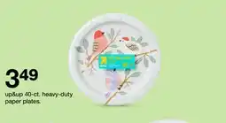 Target up&up 40-ct. heavy-duty paper plates offer