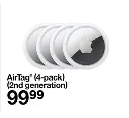 Target AirTag (4-pack) (2nd generation) offer