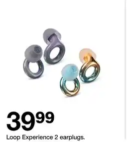 Target Loop Experience 2 earplugs offer