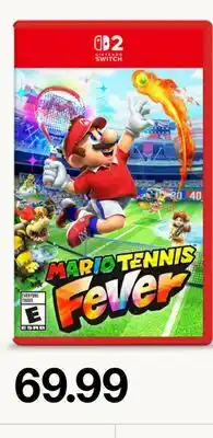 Target Nintendo Switch 2 Mario Tennis Fever offer