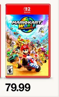 Target Nintendo Switch 2 Mario Kart World offer
