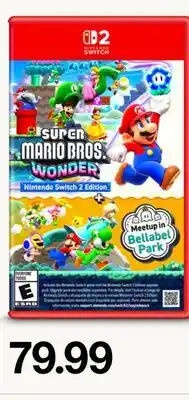 Target Nintendo Super Mario Bros. Wonder Switch 2 Edition offer