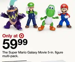 Target The Super Mario Galaxy Movie 5-in. figure multi-pack offer