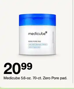 Target Medicube 5.6-oz. 70 - ct. Zero Pore pad offer